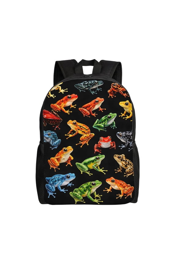 Frog Backpack Large Capacity Laptop Bag for Men and Women