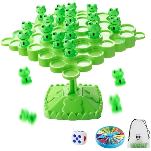 Frog Balance Tree Fun Balancing Board Game - Interactive Supplies, Perfect for Family Game Nights and Parties