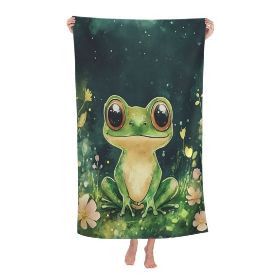 Frog Bath Towel Soft and Highly Absorbent for Adults