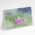 thumbnail image 1 of Frog Bathing Watercolor Greeting Cards & Envelopes - Pack of 8, 1 of 1
