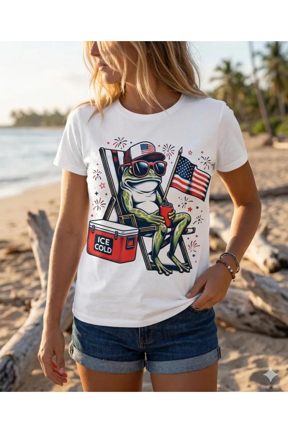Frog Beach USA T-Shirt