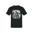 thumbnail image 1 of Frog Biker's Midnight Ride Men's T-shirt, 1 of 3