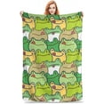thumbnail image 1 of Frog Blanket for Kids Adults Frog Blanket Gifts 60" x 50" Flannel Cartoon Frog Throw Blanket for Bed Living Room Sofa Couch Soft Warm Lightweight Cozy Frog Decor, 1 of 6