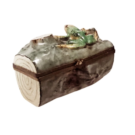 Frog Box for Nature Lovers Limoges Box Porcelain Figurine