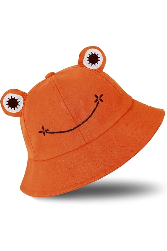 Frog Bucket Hat - Funny Fisherman Hat for Adult Teens & Men