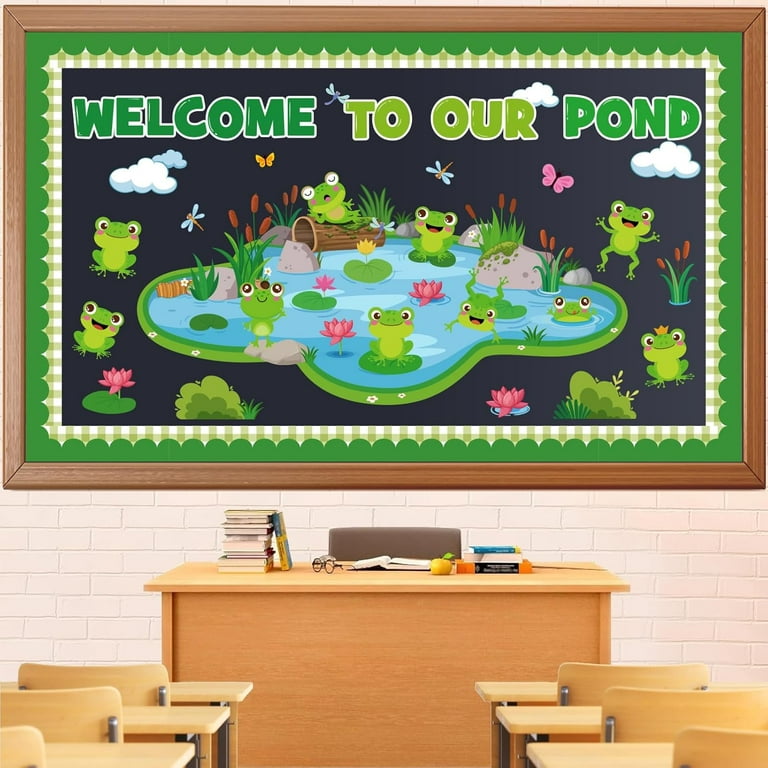 Yh Tech Frog Bulletin Board Set Summer Classroom Decorations Frogs