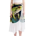 thumbnail image 1 of Frog Chiffon Summer Beach Dress for Women with Polyester Straps, 1 of 6