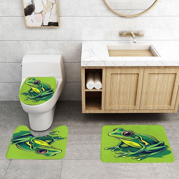 Frog Classic Three Piece Set With Water Absorption And Anti Slip Properties