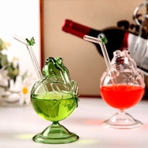 Frog Cocktail Glass - Cute Crystal Whiskey Glass, Fun Drinking Ware for Home Bar & Parties, Creative Glassware, Perfect 2026, Valentine's Day & Easter Entertaining Gift for Cocktail Lovers, B
