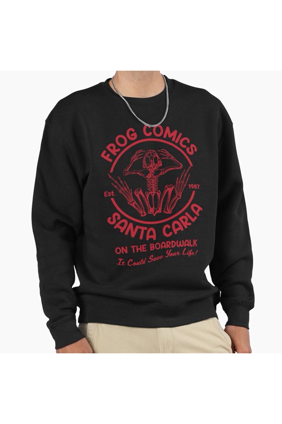 Frog Comics St. Nick Carla Lost Boys Vampire Retro Aesthetic Graphic Vintage Tee Unisex Sweatshirt G1075, Up to Size 5XL