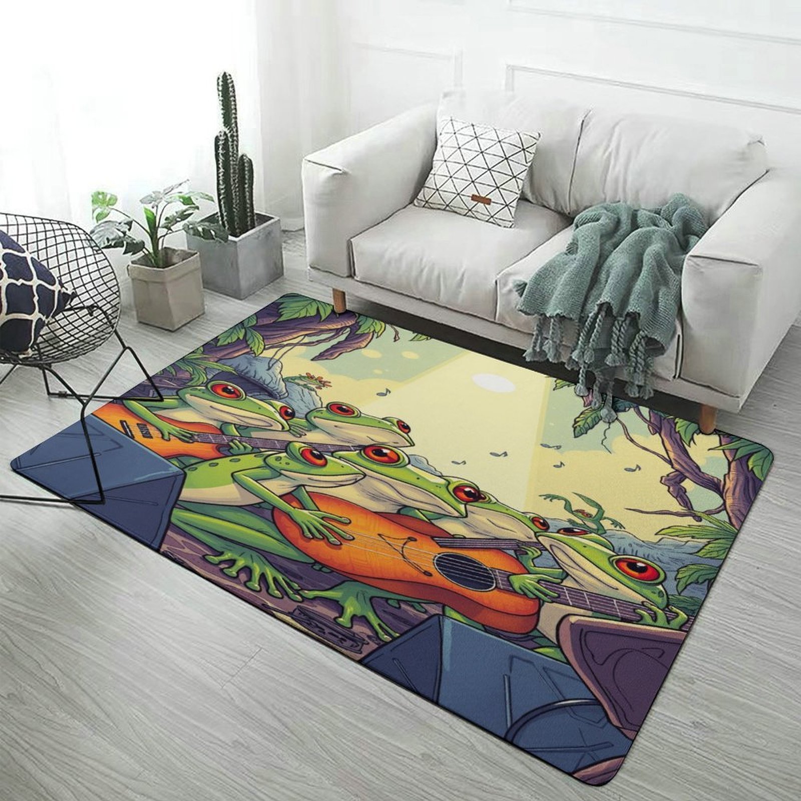 Frog Concert Light Luxury Home Carpets Living Room Ration Large Rugs ...