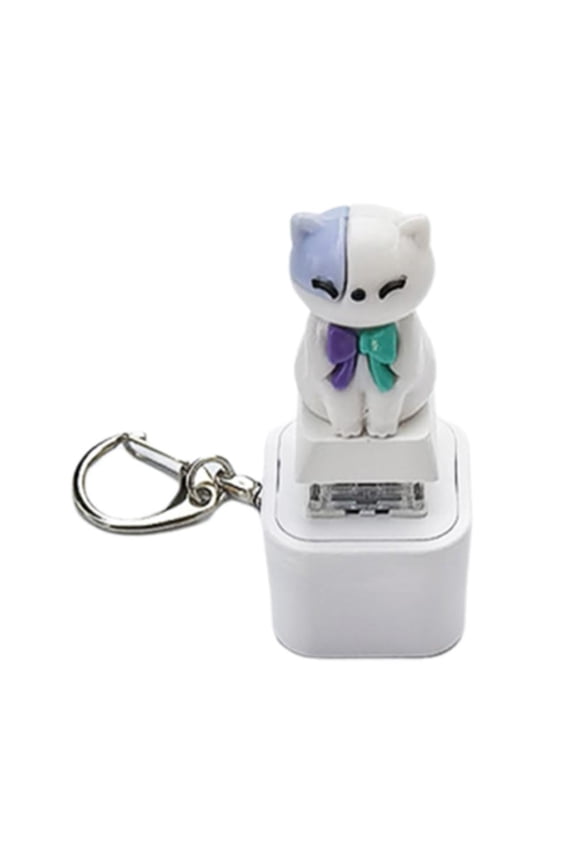 Frog Croaking Fidget Toy, Croaking Dog Cat Keychain, Adults Keyboard Clicker Dogs Fidget Toys, Funny Keyboard Sensory Fidgets Toy Stress Reliever Frogs with Colorful Lights