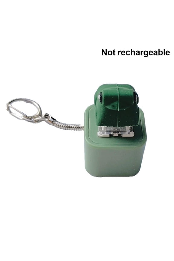 Frog Croaking Fidget Toy - Rechargeable Frog Croaking Keychain, 2025 New Frog Croaking Stress Reliever with Colorful Lights, Fun & Portable Anxiety Relief Toy