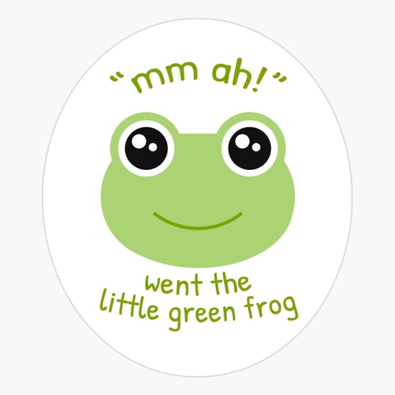 Frog Cute Animal Everyday Decor Art Vinyl Sticker