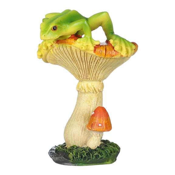 Frog Decorations Frog Garden Statue Figurine Decor - Frog Garden Decor Cute Funny Frog Figurines Sculpture Animal Statue Collectible Figurines for Home Decor Office Shelves Desk Table
