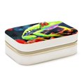 thumbnail image 1 of Frog Decorative Velvet Jewelry Box with Removable Compartment - Portable Necklace Organizer - Great Gift!, 1 of 7