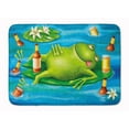 thumbnail image 1 of Frog Drinking Beer Machine Washable Memory Foam Mat, 1 of 4