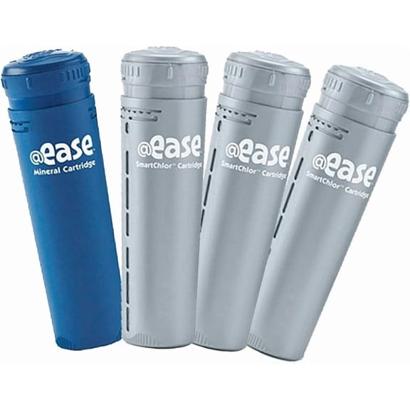 Frog @Ease in-Line Mineral Cartridge + 3 in-Line SmartChlor Cartridges for Hot