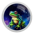 thumbnail image 1 of Frog Fluorescent Drawer Pulls - Round 4-Pack Glow-in-the-Dark Knobs for Cabinets, Wardrobes, and Dressers - Kitchen Hardware and Dresser Handles, 1 of 6