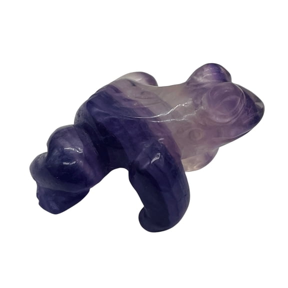 Frog Fluorite Glass Frog Figurine