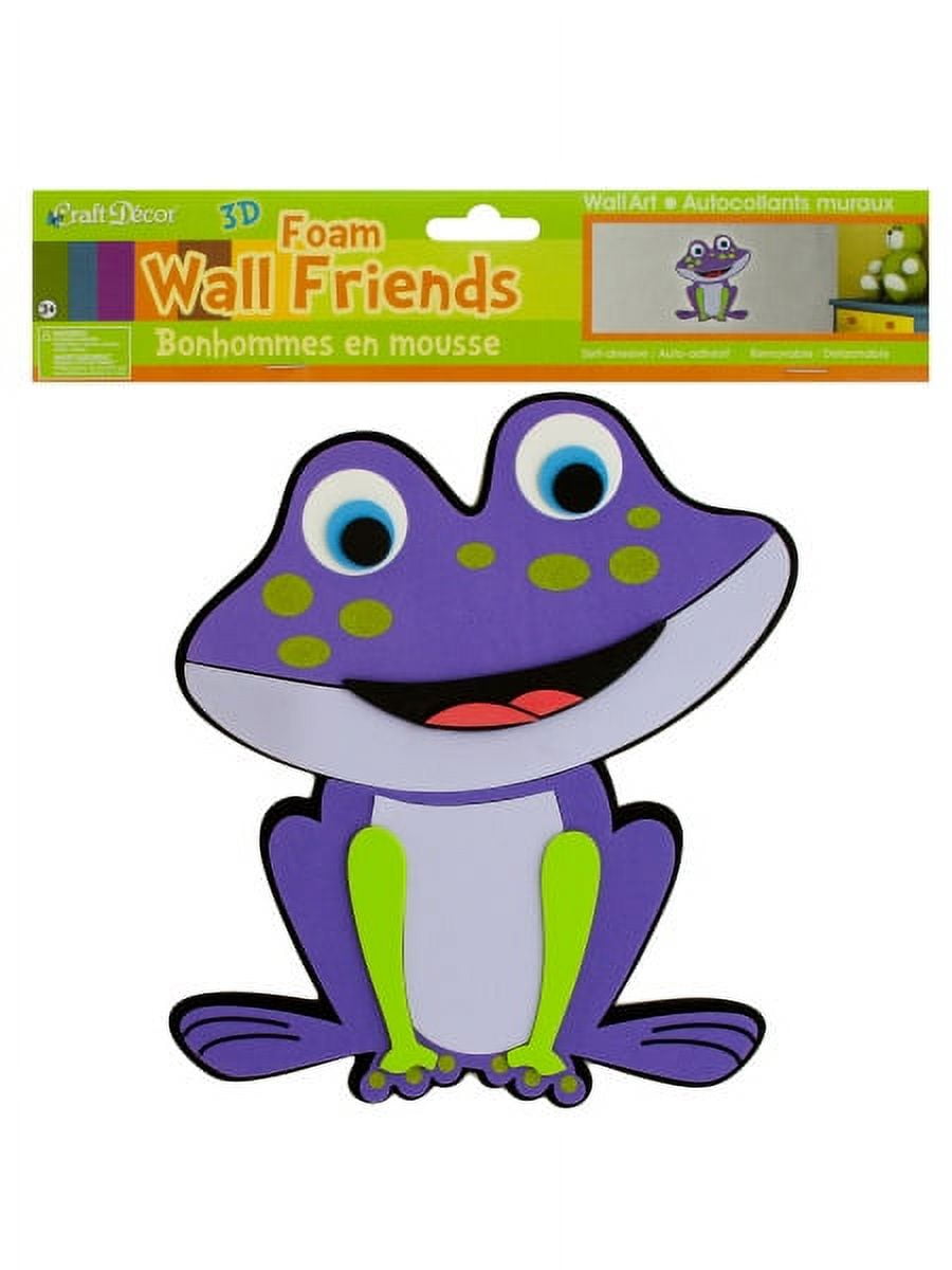 Frog Foam Wall Friend, 24 Count