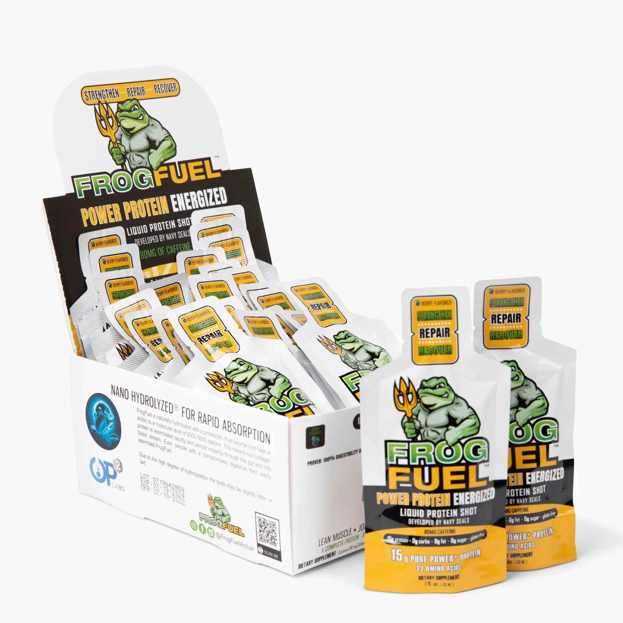 Frog Fuel Power Protein Energized - Liquid Nutrition Energy Protein