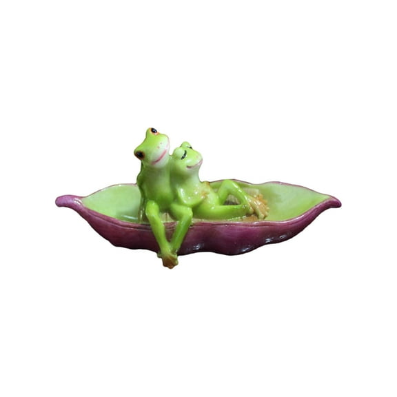 Frog Garden Ornament, Frog Figurine Statue Model Sculpture, Frog Garden Sculptures ,Sitting Frog Sculpture for Patio, Yard