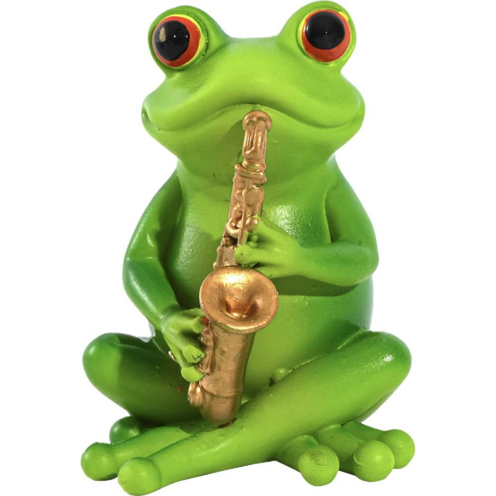 Frog Garden Statue - Miniature Frog Garden Statue Decorations, Animal ...