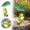 thumbnail image 1 of Garden Statue,Resin Ornament Funny DIY Miniature Figurines for Outside Pond Pool Patio Porch Backyard Miniature Bright Colors Blend Perfectly With The Pond Scenery(A), 1 of 7