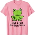 thumbnail image 1 of Frog Girl I Just Really Like Frogs Funny Frog Lovers Unisex T-Shirt for Men Women Kids Toddler,Light Pink Color,Size XL, 1 of 5