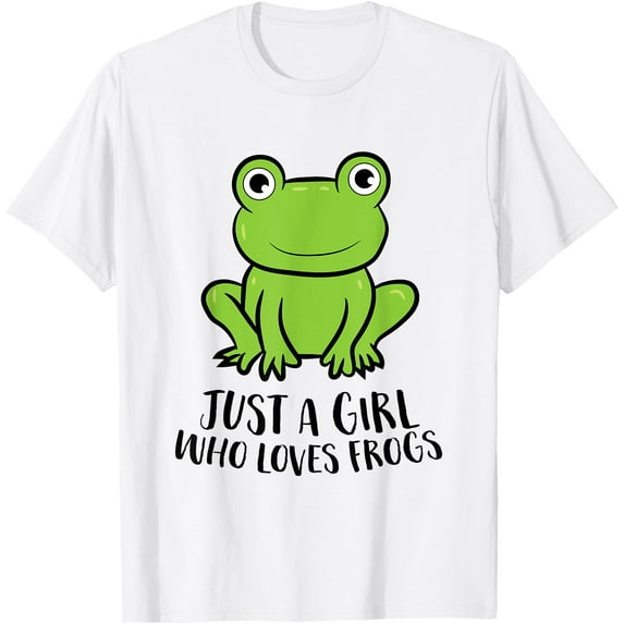Frog Girl I Just Really Like Frogs Funny Frog Lovers Unisex T-Shirt for Men Women Kids Toddler