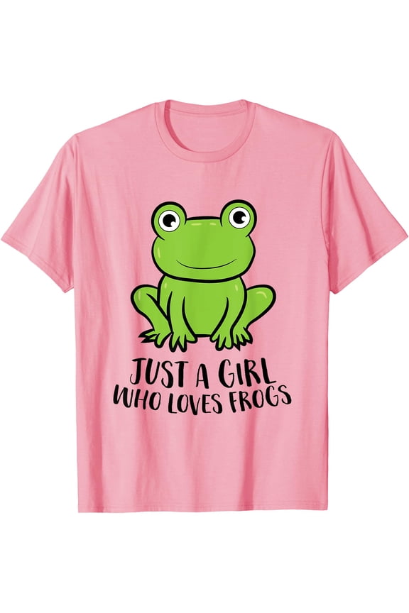 Frog Girl I Just Really Like Frogs Funny Frog Lovers Unisex T-Shirt for Men Women Kids Toddler