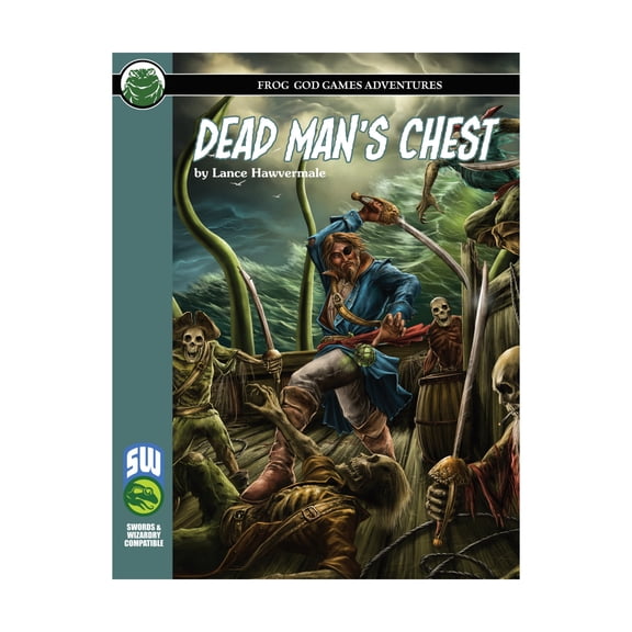 Frog God Games Dead Man's Chest (S&W) New