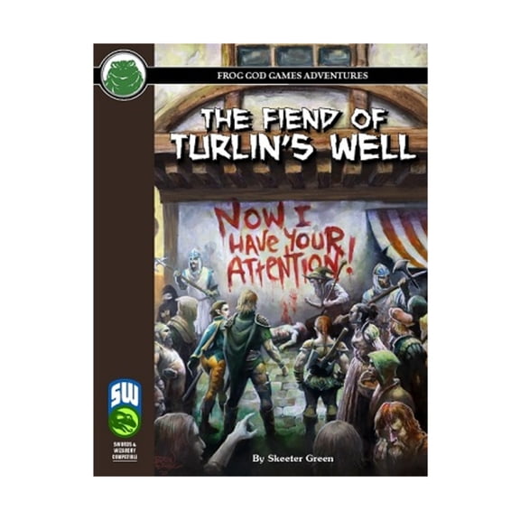 Frog God Games Fiend of Turlin's Well (Swords & Wizardry) New