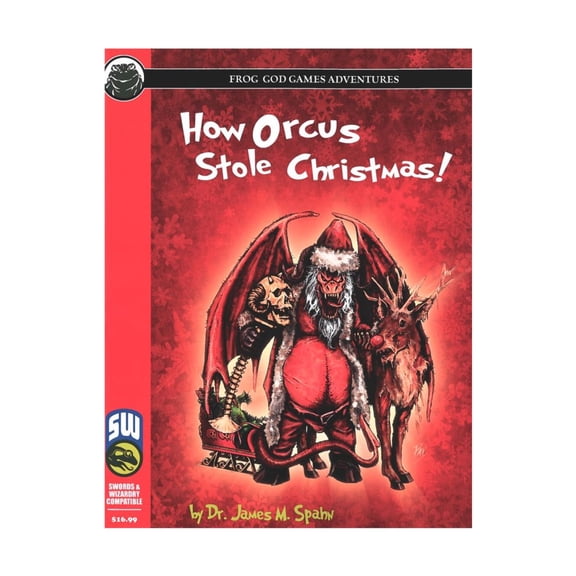 Frog God Games How Orcus Stole Christmas (Swords & Wizardry, Noble Knight Exclusive) New