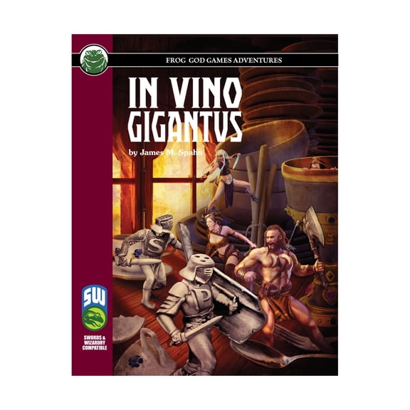 Frog God Games In Vino Gigantus (Swords & Wizardry) New