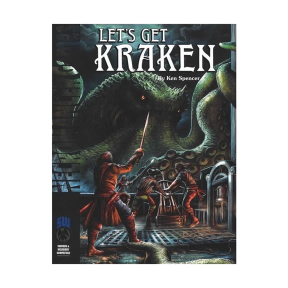 Frog God Games Let's Get Kraken (Swords & Wizardry) New