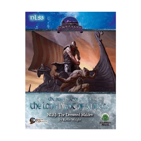 Frog God Games Northlands Series #3 - The Drowned Maiden (Swords & Wizardry) New