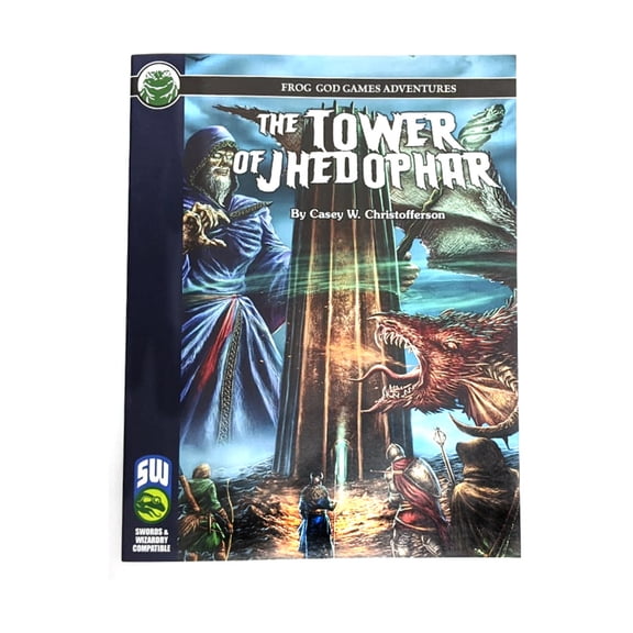 Frog God Games Tower of Jhedophar (Swords & Wizardry) New