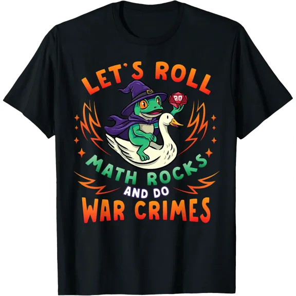 Frog Goose Math Rocks Teacher Meme T-Shirt