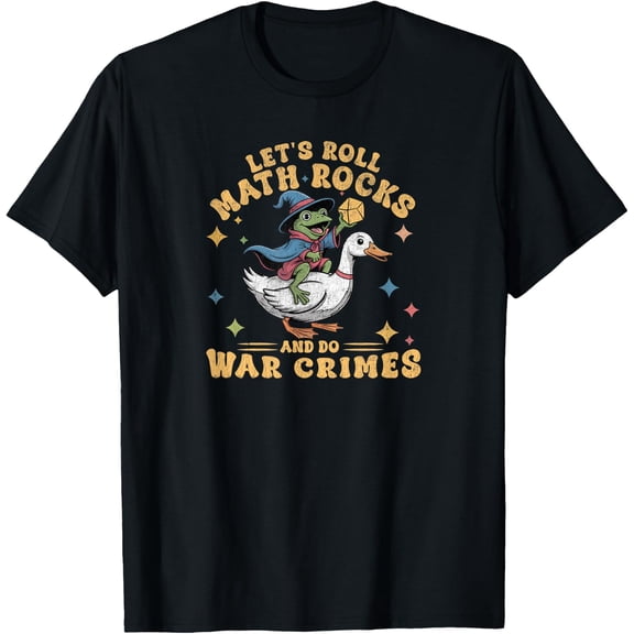 Frog Goose Math Rocks Wild Classroom T-Shirt