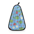 thumbnail image 1 of Frog Hand Towel Quick Drying Home Storage Kitchen Towel Hooks Dish Cloths, 1 of 6