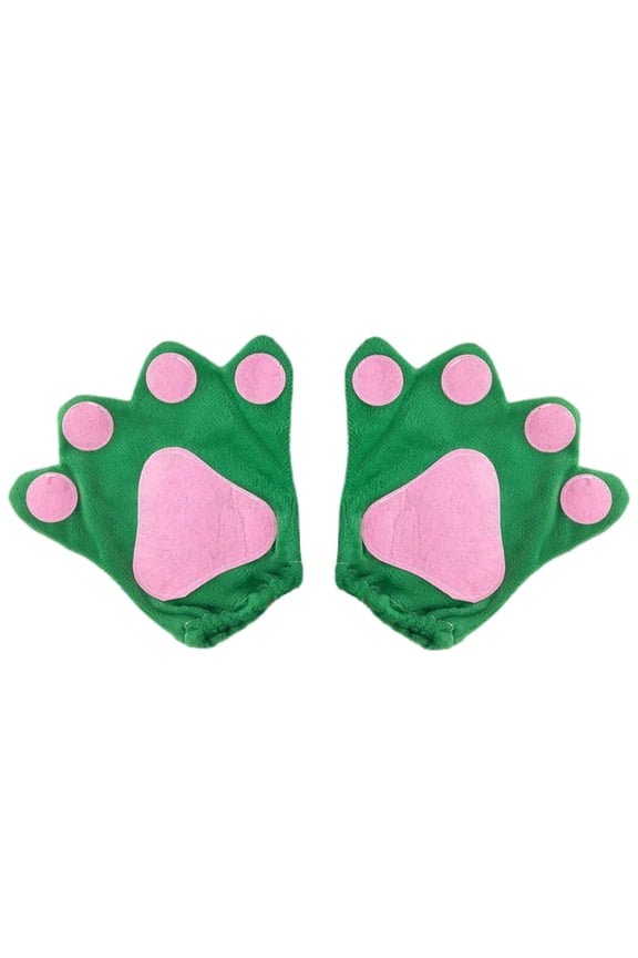 Frog Headband Cartoon Frog Furry Hair Hoop Bowtie for Stage Performences Children Cartoon Headband Photo Props