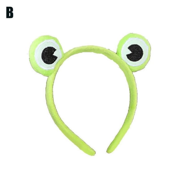 Frog Headband Hair Elastic for Girls - Polyester Material, Suitable for All Seasons