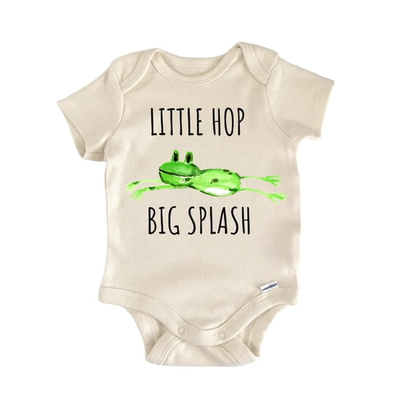 Frog Hop Splash Toad Baby Gift Baby Onesie®