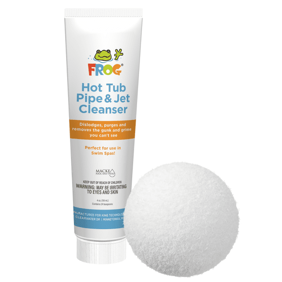 Frog Hot Tub Cleaner, Bath, Jet Tub & Jetted Tub, Pipe Purge, Effective Bath Tub Awesome Cleaner (4oz)
