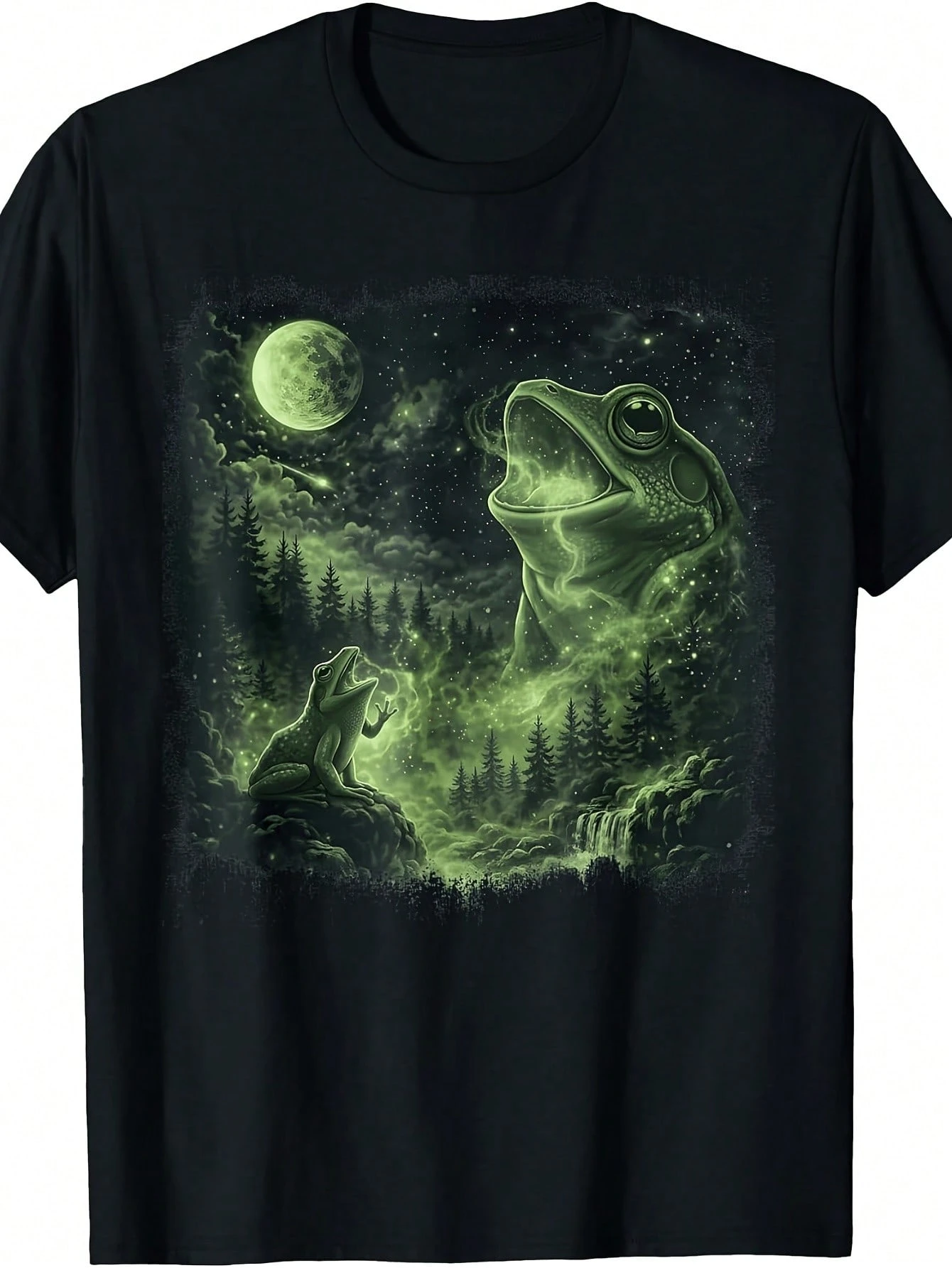 Frog Howling Frog Howling At The Moon T-Shirt - Walmart.com