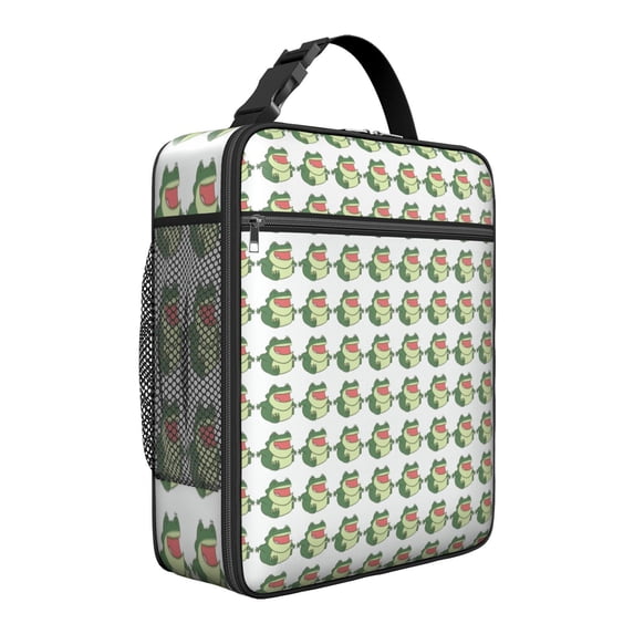 Frog Insulated Lunch Bag Box Women Reusable Lunch Tote Bag Water-Resistant Lunch Box Containers Office Travel