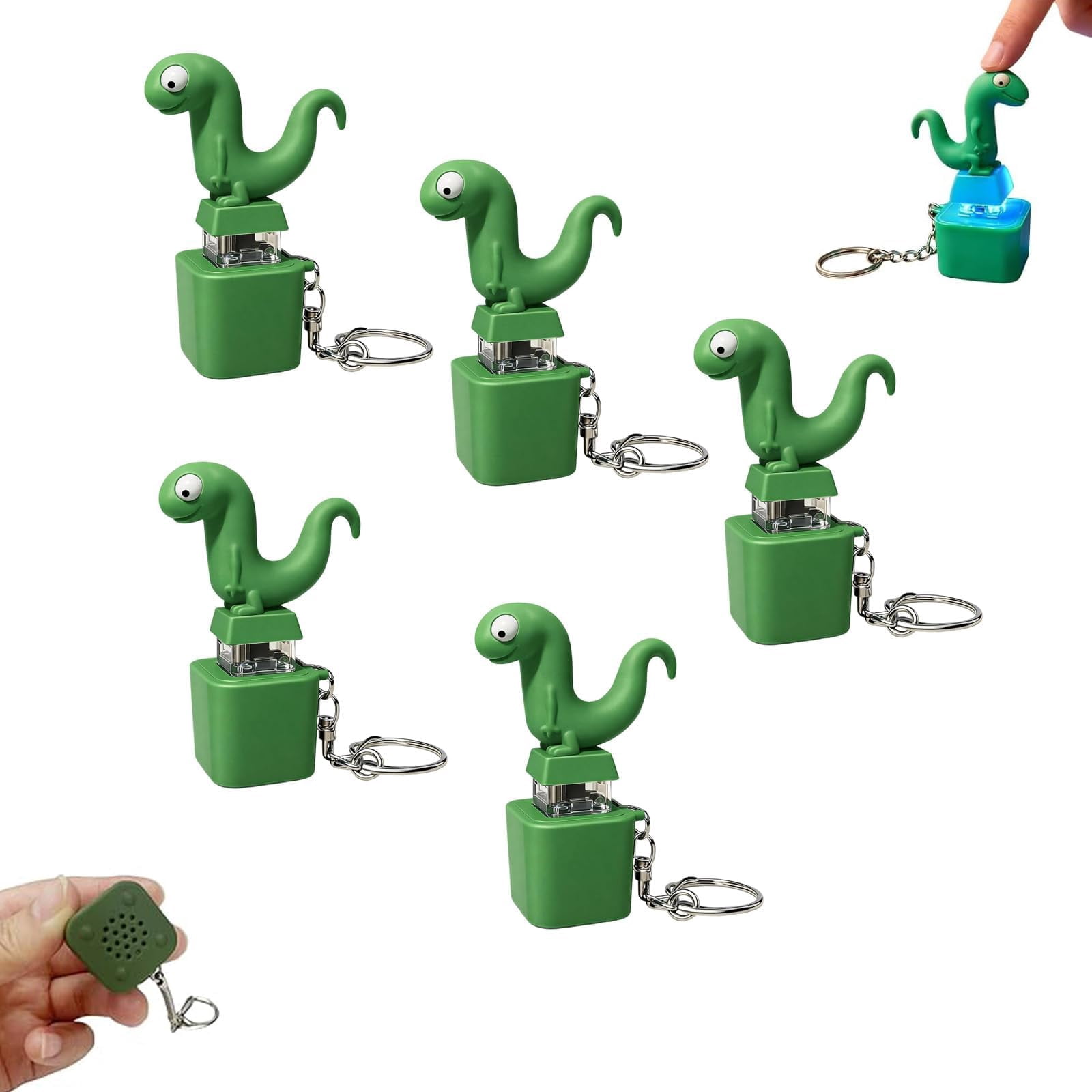 Lizard Keycaps Frog Keycaps Fidget – Lizard Button Keychain USB-C Rechargeable Clicker ...