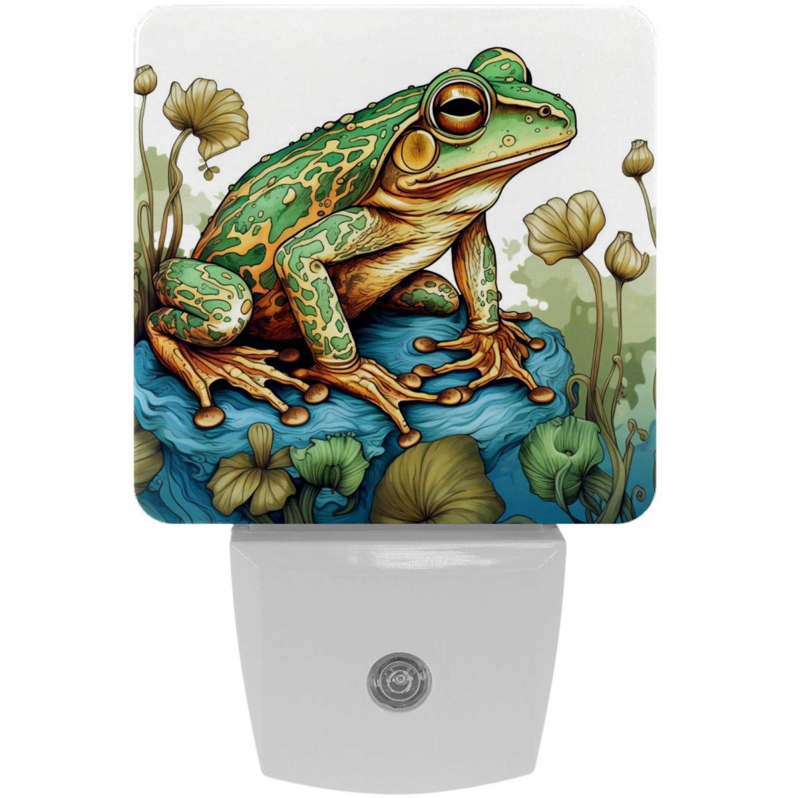 Frog LED Square Night Lights - Small and Stylish Energy-Saving Lamps ...